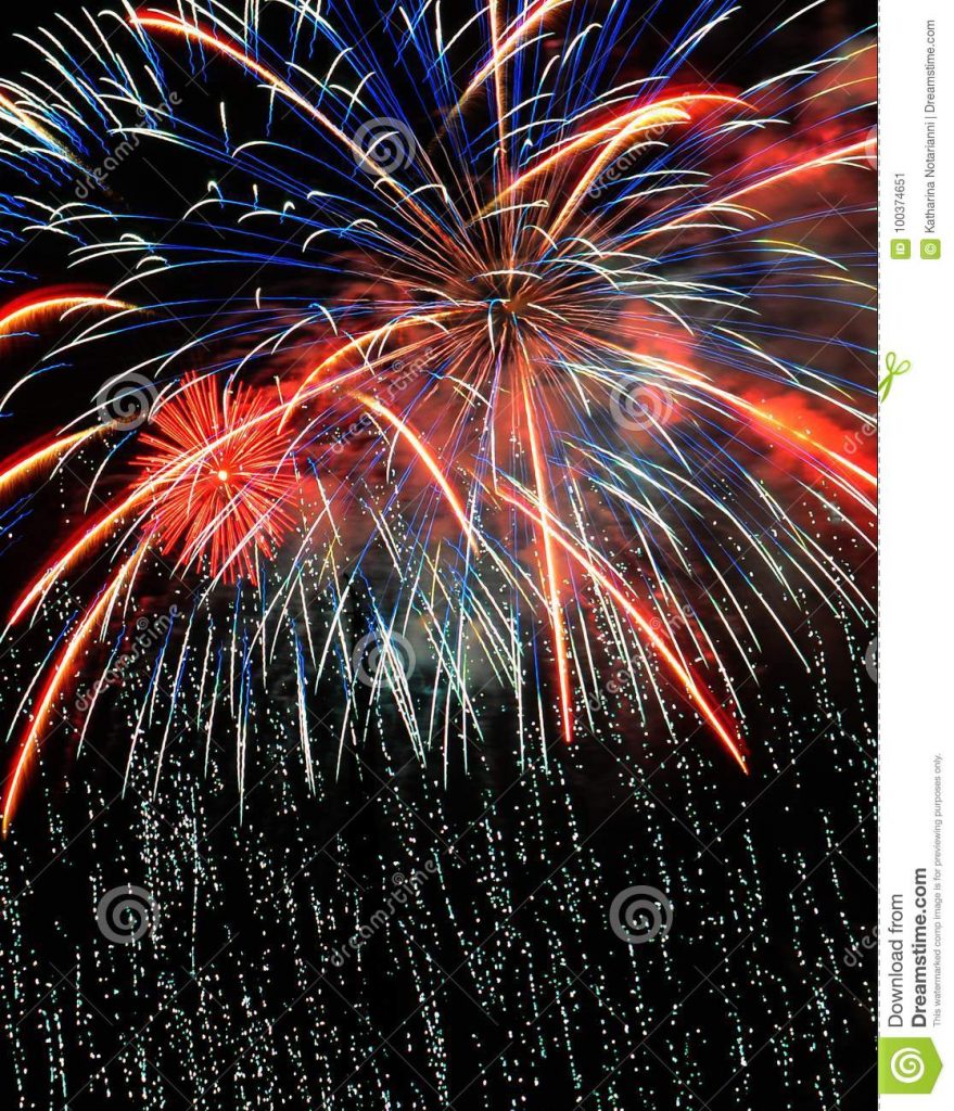 Colorful Firesworks by John and Katharina Notarianni available on Dreamstime